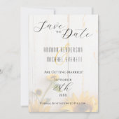 ひまわり素朴バーンドウッド写真 セーブザデート (正面)