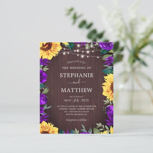 ひまわり素朴パープルライツバジェット結婚ズ (スタンド正面)