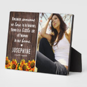 ひまわり素朴ファミリー記念 |写真保存 フォトプラーク (側面)