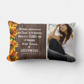 ひまわり素朴ファミリー記念 |写真保存 ランバークッション (正面)