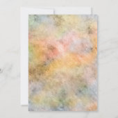 ひまわり素朴フローラと金ゴールドフレ結婚ーム 招待状 (裏面)