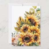 ひまわり素朴フローラ90th誕生日パーティー 招待状 (裏面)