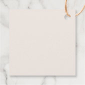 ひまわり素朴ブライダルシャワーありがとう フェイバータグ (裏面)