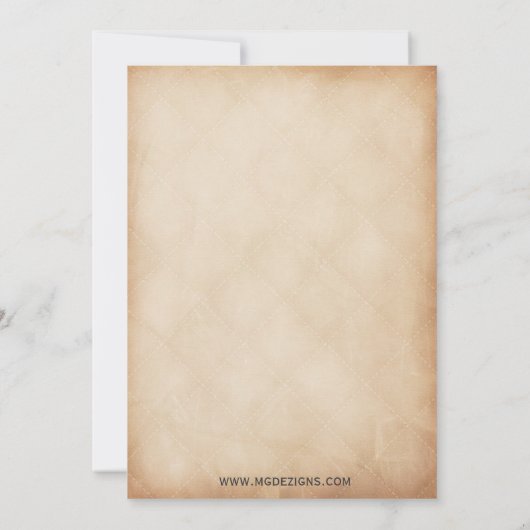 ひまわり素朴ブライダルシャワー招待状 招待状 (裏面)