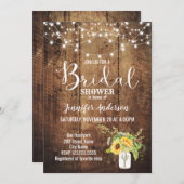 ひまわり素朴ブライダルシャワー (正面/裏面)