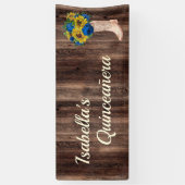 ひまわり素朴ブルーバラブーツキンセアニラ 横断幕 (縦)