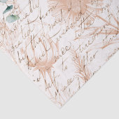 ひまわり素朴ブーケヴィンテージレターデコップページ 薄葉紙 (詳細)