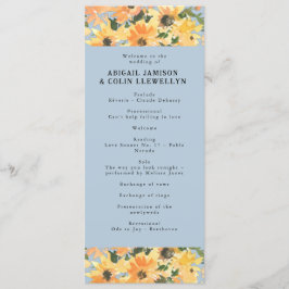 ひまわり素朴ブーケ水彩色 プログラム