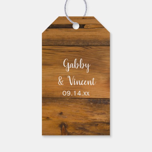 ひまわり素朴ベール国結婚式メッセージカード ギフトタグ (裏面)