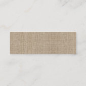 ひまわり素朴ミニ名刺 スキニー名刺 (裏面)