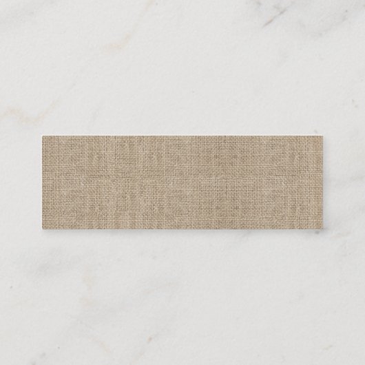 ひまわり素朴ミニ名刺 スキニー名刺 (裏面)