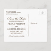 ひまわり素朴メイソンジャールバーンウッドザデイト 案内ポストカード (裏面)