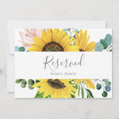 ひまわり素朴ユーカリ予約標識 (裏面)