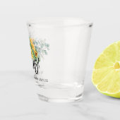 ひまわり素朴ユーカリ応援 ショットグラス (右)