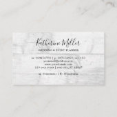 ひまわり素朴ユーカリ材 名刺 (裏面)