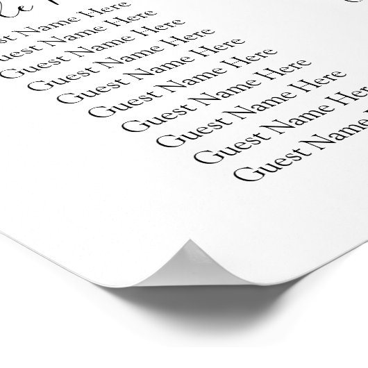 ひまわり素朴ユーカリ結婚のシーティングカート ポスター (角)