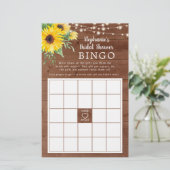 ひまわり素朴ライトブライダルシャワービンゴゲーム (スタンド正面)