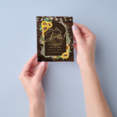 ひまわり素朴ライトLace Arch's 結婚. チラシ (手)