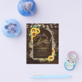 ひまわり素朴ライトLace Arch's 結婚. チラシ (シングル)