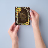 ひまわり素朴ライトLace Arch's 結婚. チラシ (手)