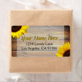 ひまわり素朴ラベル ラベル (インサイチュ)