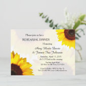 ひまわり素朴リハーサルディナー招待状 招待状 (スタンド正面)