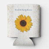 ひまわり素朴レースとバーラップクーラーボックスの好意。 缶クーラー (裏面)