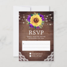 ひまわり素朴レースパープルバラ秋の結婚式