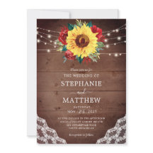 ひまわり素朴レース赤フローラウッドライト