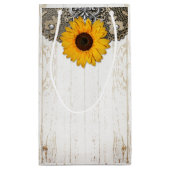 ひまわり素朴レース&バーラップ抱き枕 スモールペーパーバッグ (裏面)