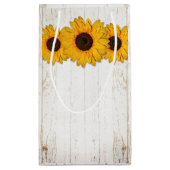 ひまわり素朴レース&バーラップ抱き枕 スモールペーパーバッグ (裏面)