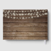 ひまわり素朴付き木樽ゲストブック ゲストブック (裏面)