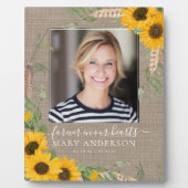 ひまわり素朴写真追悼式 フォトプラーク (正面)