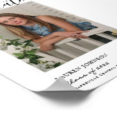 ひまわり素朴卒業ポスター ポスター (角)