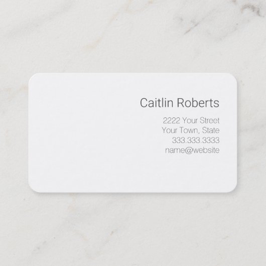 ひまわり素朴名刺 予約カード (裏面)