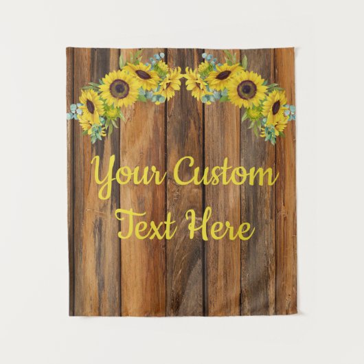 ひまわり素朴周年記念パーティーフォトブース タペストリー (正面)