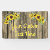 ひまわり素朴周年記念パーティーフォトブース 横断幕 (横)