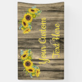 ひまわり素朴周年記念パーティーフォトブース 横断幕 (縦)