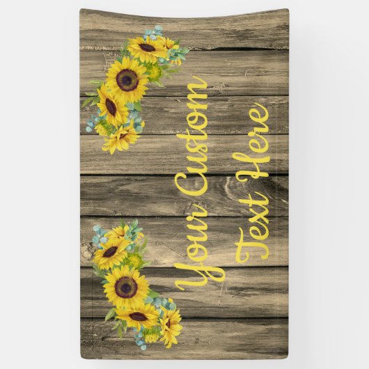 ひまわり素朴周年記念パーティーフォトブース 横断幕 (縦)