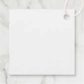 ひまわり素朴喜び結婚の歓迎ギフトラベル フェイバータグ (裏面)