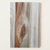 ひまわり素朴国の写真木目 プランナー手帳 (裏面)