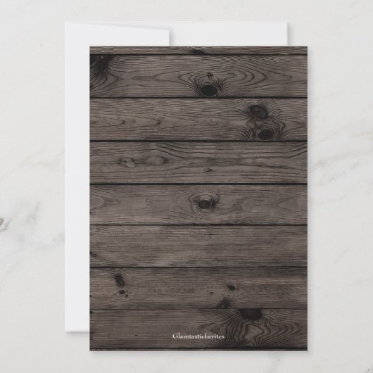 ひまわり素朴国フローラリハーサルディナー 招待状 (裏面)