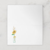 ひまわり素朴国フローラ結婚披露宴 プレイスカード (外部開封)