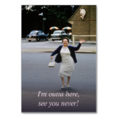 ひまわり素朴夏エレガントの退職パーティー テーブルナンバー (裏面)