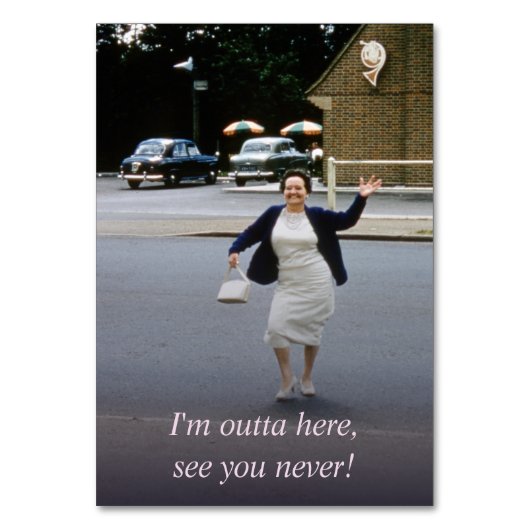 ひまわり素朴夏エレガントの退職パーティー テーブルナンバー (裏面)