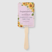 ひまわり素朴夏エレガントの退職パーティー ハンドファン (正面)