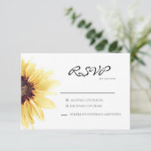 ひまわり素朴対応スペインのカード 出欠カード (スタンド正面)