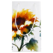 ひまわり素朴小抱き枕 スモールペーパーバッグ (裏面)