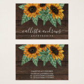 ひまわり素朴木水の色のブレスレットディスプレイ (正面&裏面)