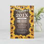 ひまわり素朴枠フローラ卒業パーティー 招待状 (スタンド正面)